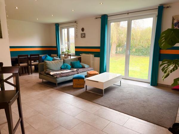 Maison à vendre 3 pièces, 70m², SENLIS (60), Maison individuelle plain pied – Sous-sol total – Jardin 600 m² – Centre-ville à pied