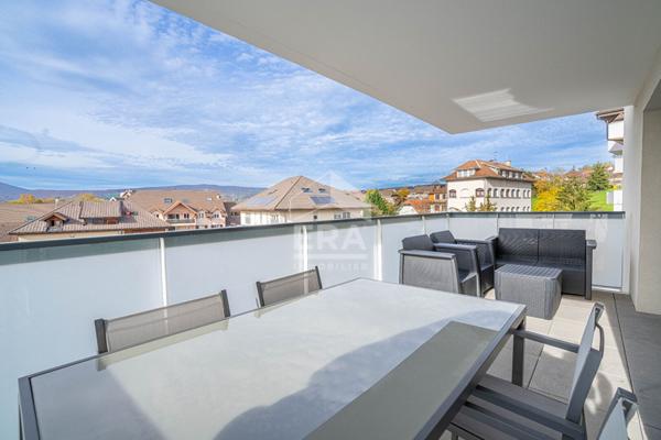 À vendre - Superbe appartement T4 contemporain avec vue montagnes - Annecy - CAVE ET DOUBLE GARAGE INCLUS