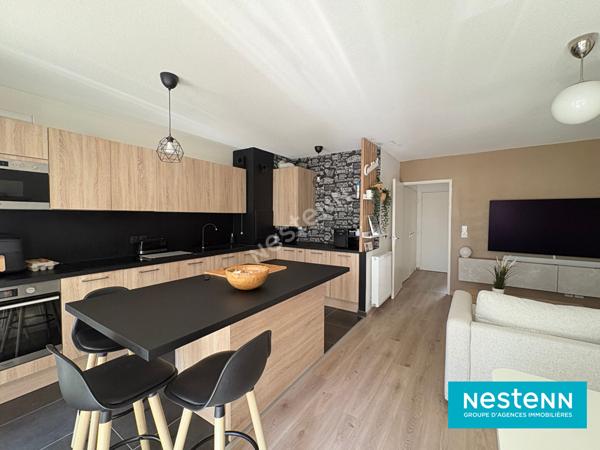 Appartement de type 3 de 65.44m2 avec terrasse et garage fermé situé à Vaulx-en-Velin la Soie