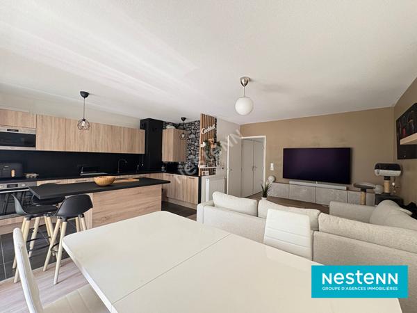 Appartement de type 3 de 65.44m2 avec terrasse et garage fermé situé à Vaulx-en-Velin la Soie