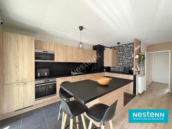 Appartement de type 3 de 65.44m2 avec terrasse et garage fermé situé à Vaulx-en-Velin la Soie