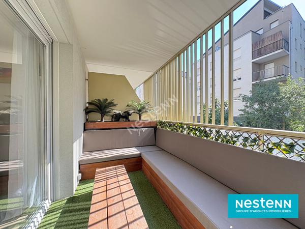 Appartement de type 3 de 65.44m2 avec terrasse et garage fermé situé à Vaulx-en-Velin la Soie