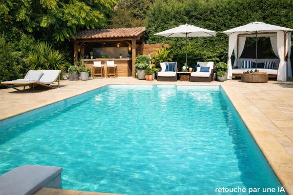 Saint Vincent de Paul, maison 110m², terrain 2361m², piscine