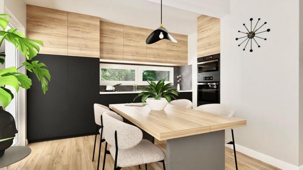 Situé au Bouscat, à proximité immédiate du tram, cet appartement T4 de 78 m² se trouve dans une résidence intimiste de seulement 3 lots