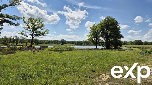 Etang de 7,5 ha sur 17 ha de terrain et projet possible d’accueil touristique