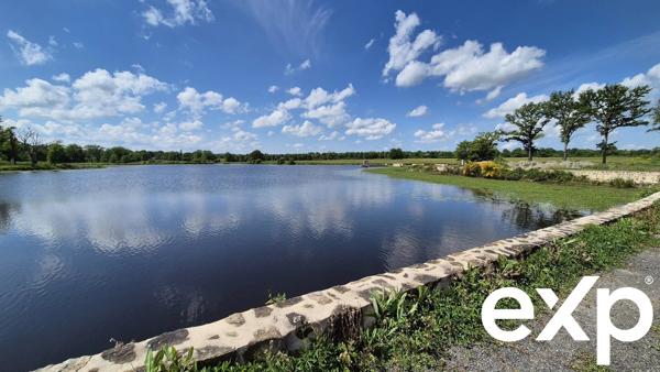 Etang de 7,5 ha sur 17 ha de terrain et projet possible d’accueil touristique
