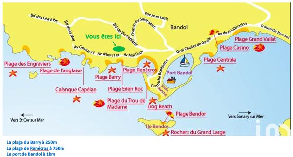 Appartement à vendre 1 pièce 20 m² Bandol