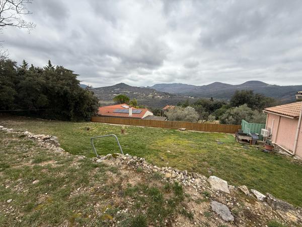 Lodève (34700) HAUTEUR DE LODÈVE – VILLA 3CH VUE PANORAMIQUE IMPRENABLE