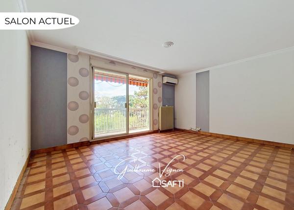 T3 lumineux avec terrasse dans résidence arborée