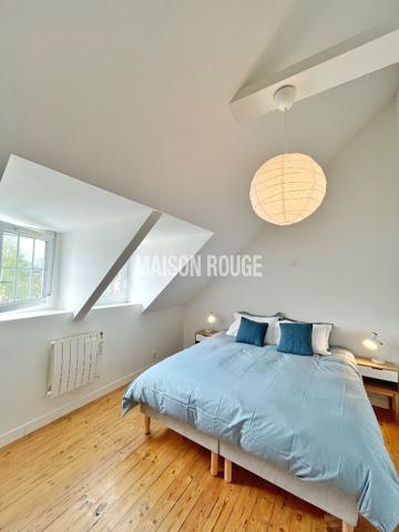 Maison en pierre rénovée avec extension contemporaine, piscine et plage à pied à Étables-sur-Mer