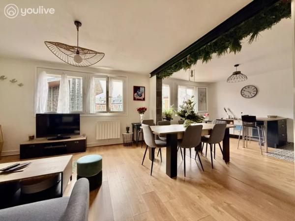 Saint-Valéry-en-Caux – Centre-ville – Appartement 4 pièces 66 m²