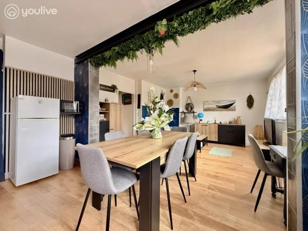 Saint-Valéry-en-Caux – Centre-ville – Appartement 4 pièces 66 m²