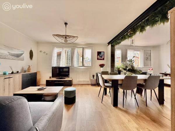 Saint-Valéry-en-Caux – Centre-ville – Appartement 4 pièces 66 m²