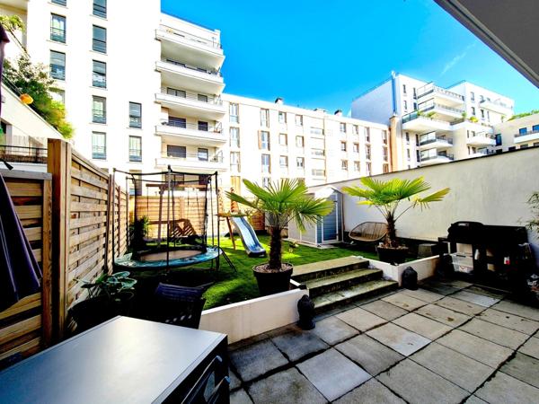 A vendre appartement familial de 4 pièces avec terrasse et jardin privatif – Quartier Berges de Seine / Beaujon CLICHY (92)