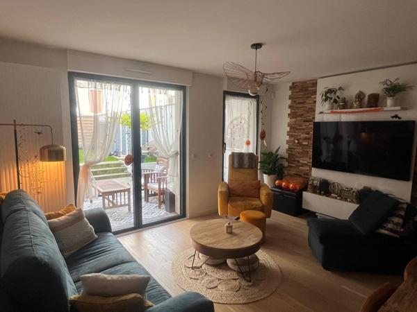 A vendre appartement familial de 4 pièces avec terrasse et jardin privatif – Quartier Berges de Seine / Beaujon CLICHY (92)