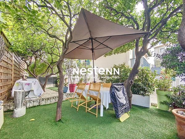 2P -40M2 -RENOVE -JARDIN-GOLFE JUAN -PROCHE MER -PARKING