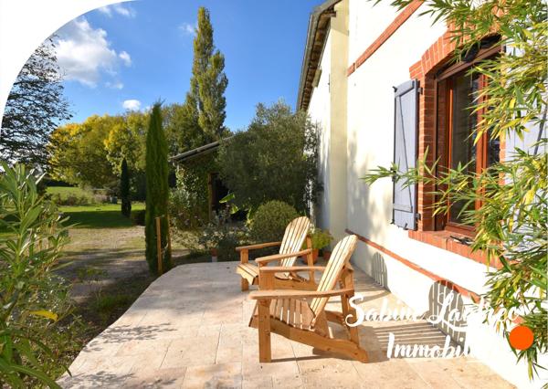 Albi (81000) Charmante maison en pierre, restaurée, au calme, sur près de 3 hectares 25 min d’Albi