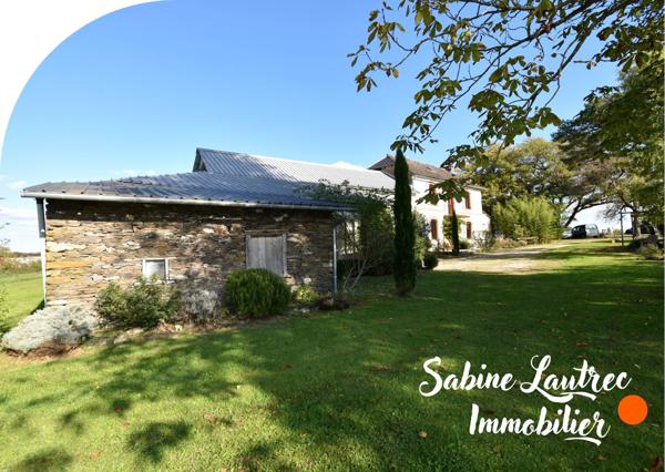 Albi (81000) Charmante maison en pierre, restaurée, au calme, sur près de 3 hectares 25 min d’Albi