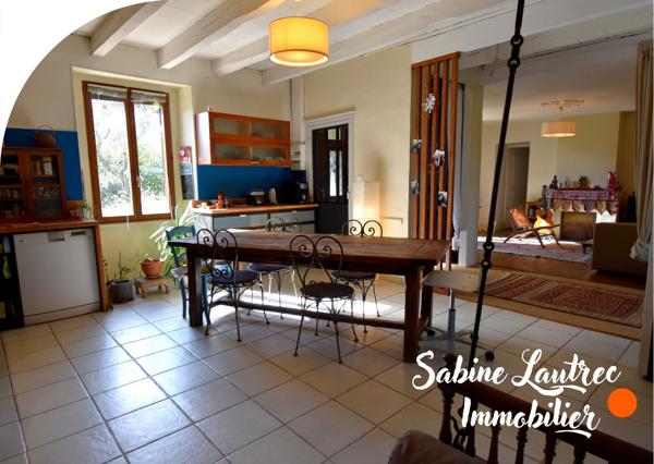 Albi (81000) Charmante maison en pierre, restaurée, au calme, sur près de 3 hectares 25 min d’Albi