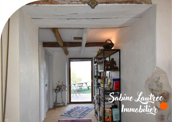 Albi (81000) Charmante maison en pierre, restaurée, au calme, sur près de 3 hectares 25 min d’Albi