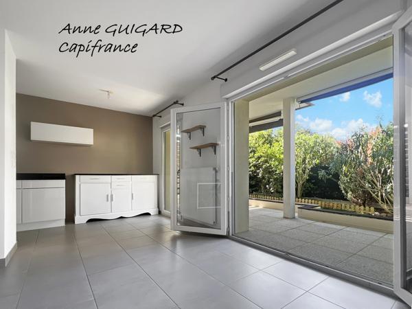 VALLEIRY (74) - APPARTEMENT 3 PIECES EN REZ DE JARDIN EXPOSE SUD-OUEST AVEC GARAGE AU CALME