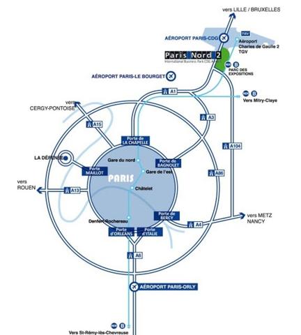 Exclusivité : A louer bureaux rénovés 349 m² divisibles dès 164 m², Paris Nord 2, Roissy