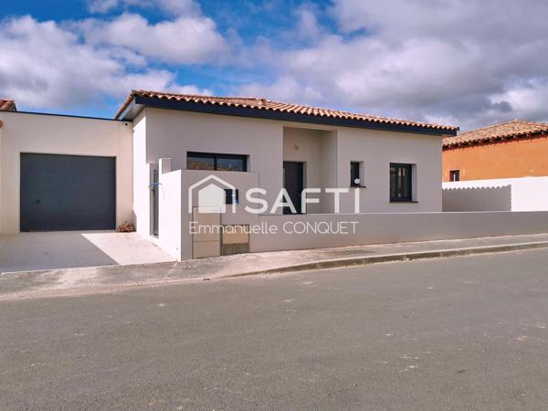 Maison neuve de 104 m², 3 chambres avec garage et piscine