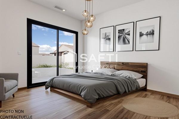 Maison neuve de 104 m², 3 chambres avec garage et piscine