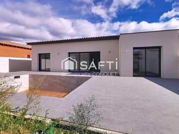 Maison neuve de 104 m², 3 chambres avec garage et piscine