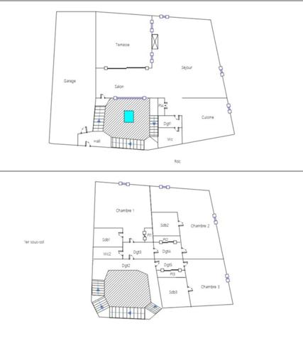 Dpt Loire (42), à vendre 30 min de MONTBRISON maison de 265 m²