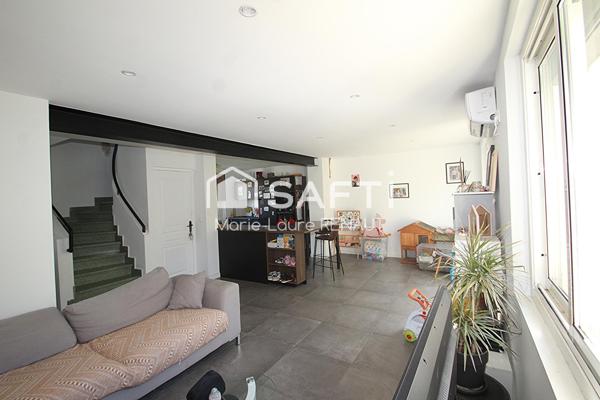 Maison avec jardin - 3 chambres - Bureau - Dépendances - Proche centre-ville