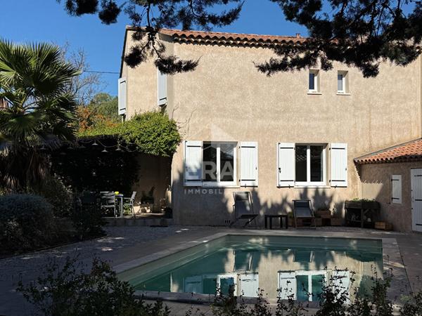 A VENDRE 83470 SAINT MAXIMIN LA SAINTE BAUME MAISON T5 DE 120M² SUR 1200M² DE JARDIN PISCINE DEPENDANCE