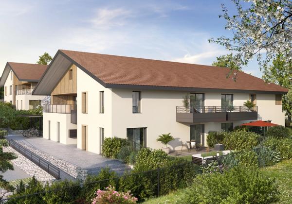 Appartement à vendre 2 pièces en rez-de-jardin EXCENEVEX (74)