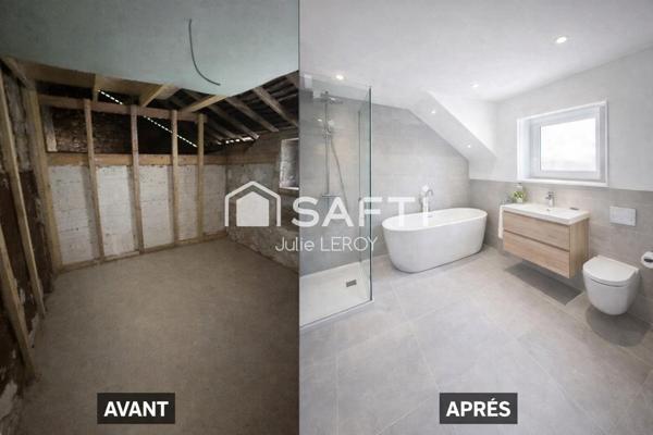 Maison de bourg, située à Joué-en -Charnie, 76 m²
