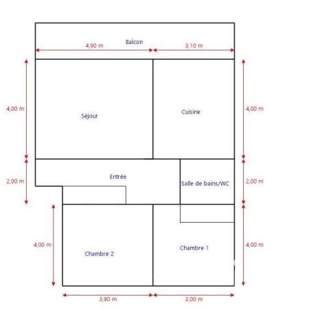 Appartement à vendre 3 pièces 76 m² Saint-Herblain