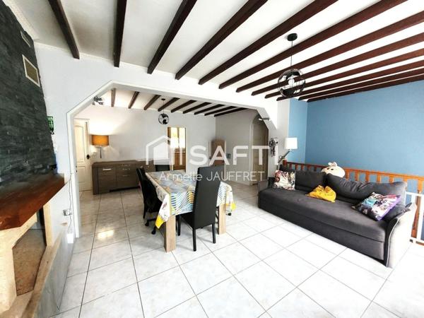 Maison 67m² tout à pied: gare, écoles, commerces