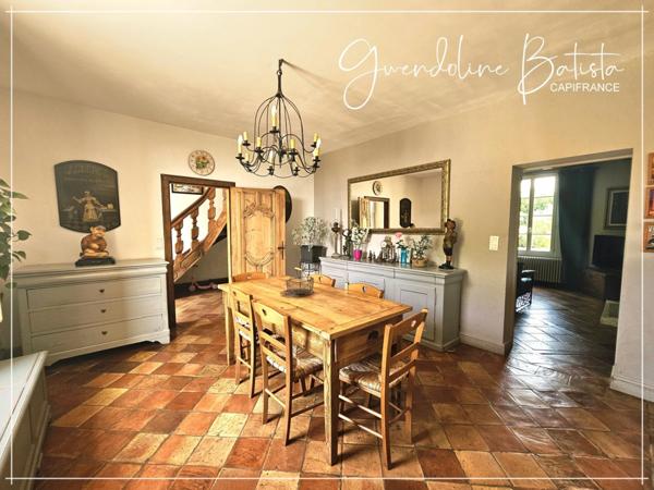 Propriété de charme en pierre avec gîte, piscine et parc arboré - LAMONZIE SAINT MARTIN (24)