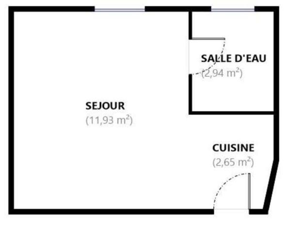Studio 18m² - Javel - Paris 15