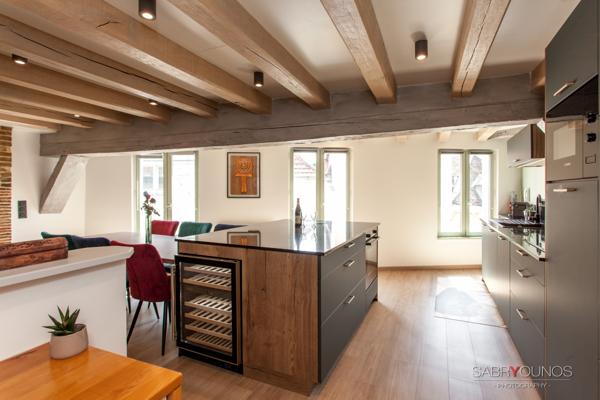 Appartement coup de coeur, ancien rénové plein centre ville au calme