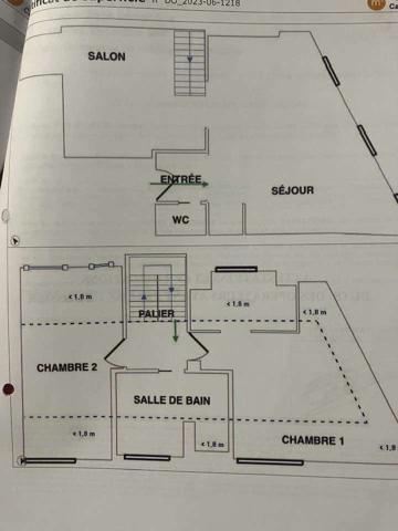 Appartement coup de coeur, ancien rénové plein centre ville au calme