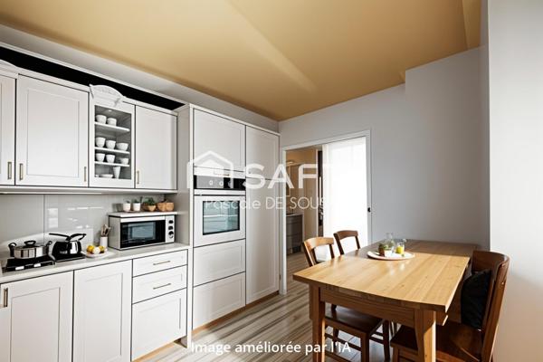 Nanterre Limite Rueil, 3 pièces traversant et lumineux