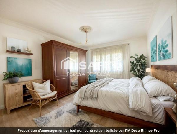 Nanterre Limite Rueil, 3 pièces traversant et lumineux