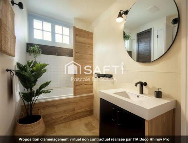 Nanterre Limite Rueil, 3 pièces traversant et lumineux