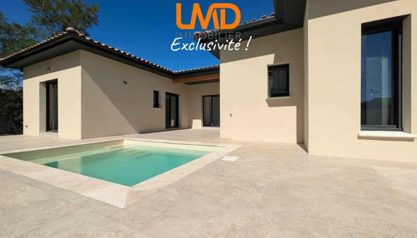 Villa contemporaine 110m2, 3 Chambres avec piscine