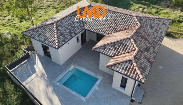 Villa contemporaine 110m2, 3 Chambres avec piscine