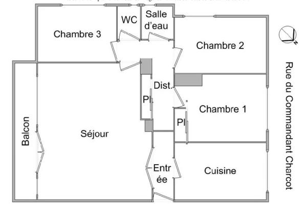 APPARTEMENT T5 A LOUER - STE FOY LES LYON Les-Provinces 80.63 m 2 1 200 € charges comprises par mois