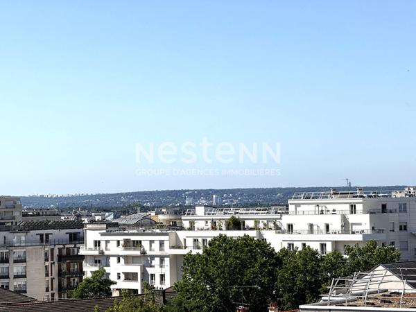 Appartement Courbevoie 4 pièces Bécon_Dernier étage terrasse_Ligne L-futur M15