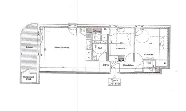 Location appartement Reze : 777 € - AJP Immobilier Rezé