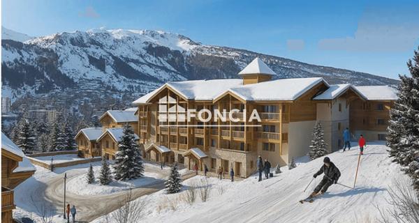 À vendre Studio 28.04 m² - Vars 05560