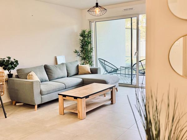 À louer - Superbe T2 MEUBLÉ neuf avec terrasse, jardin (100m²) et garage - THIONVILLE